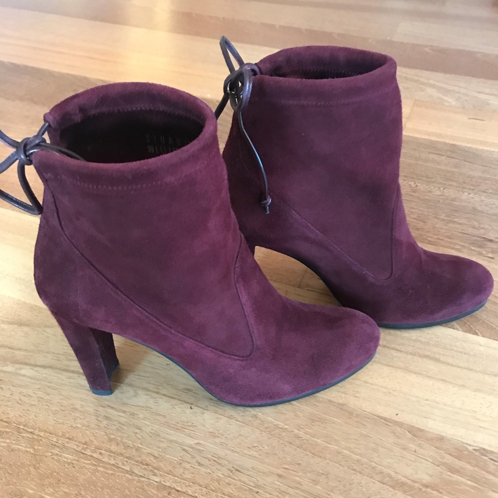 Stuart Weitzman Catch High Heel Suede Boot - image 4